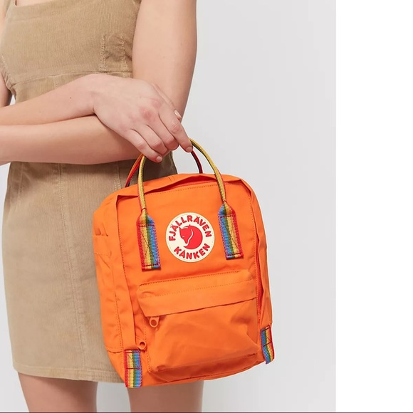 kanken orange rainbow